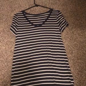 Navy Striped Shirt